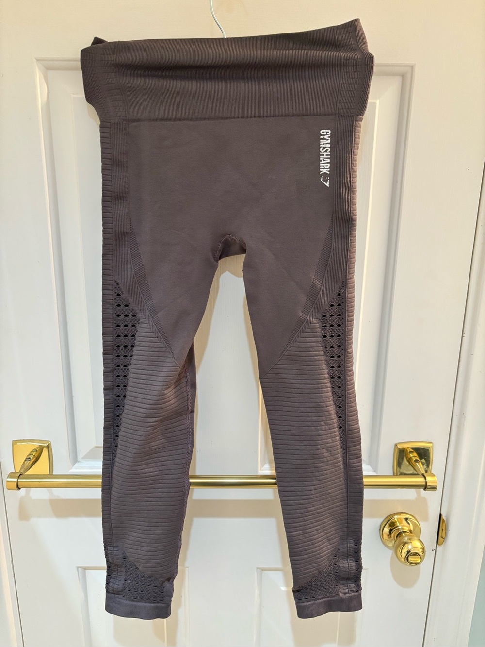 Gymshark Seamless Performance Leggings in Charcoal